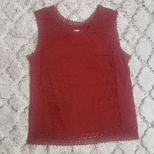 💥Merona Sleeveless Lace Blouse💥